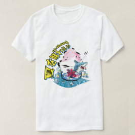 Mikitiez shark Havsvågspån (sommarraktis) T Shirt