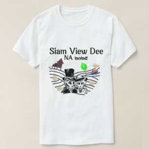 Mikitiez siam pavillion lotus siamnese Thailand T Shirt