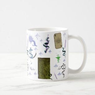 Mikitiez snake-snakeperson-trollmagi kaffemugg