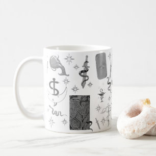 Mikitiez snake-snakeperson-trollmagi kaffemugg