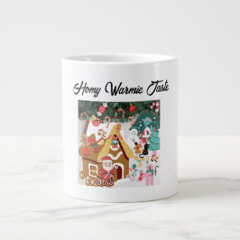 Mikitiez snögubbe vintage whitechristmas elf jumbo mugg