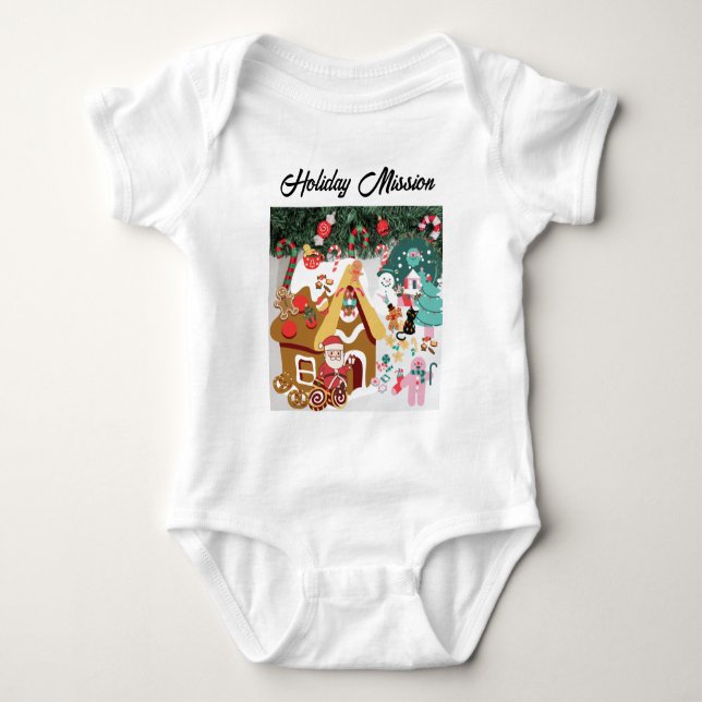 Mikitiez snögubbe vintage whitechristmas elf t shirt (Framsida)