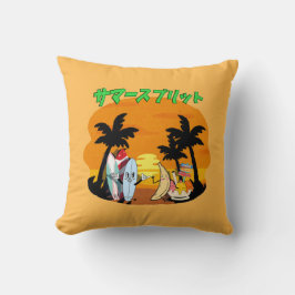 Mikitiez sommarwindsurf bananasplit glass kudde