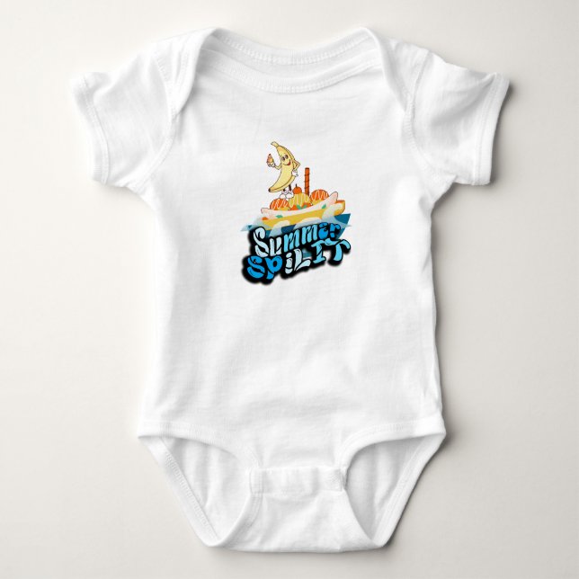 Mikitiez sommarwindsurf bananasplit glass t shirt (Framsida)