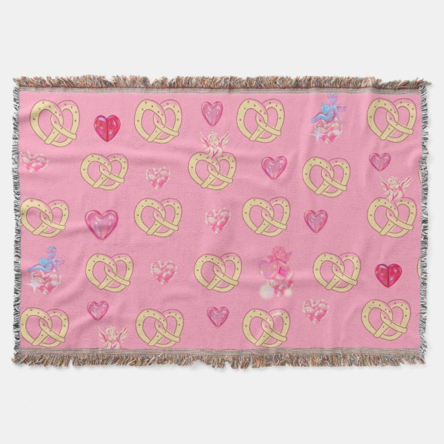 Mikitiez söta, mysiga valentindebröd filt (Framsidan)