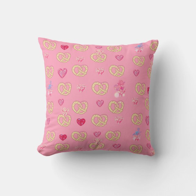 Mikitiez söta, mysiga valentindebröd kudde (Framsida)