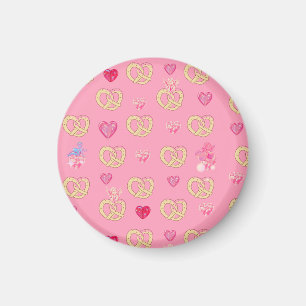 Mikitiez söta, mysiga valentindebröd magnet