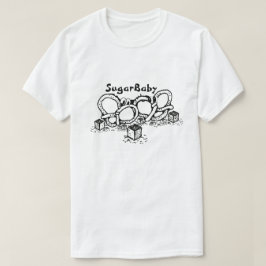 Mikitiez sugarbaby-runzel-par söta vänner t shirt