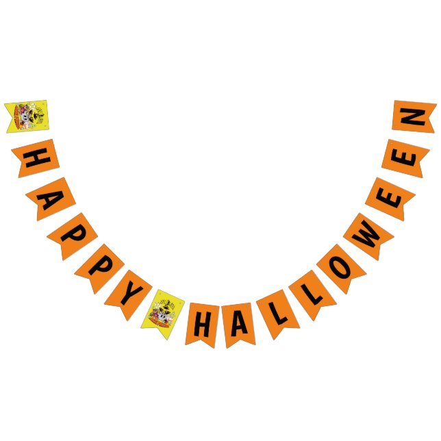 Mikitiez svarta cat spooky halloween vibes ghouls vimplar (Alla)