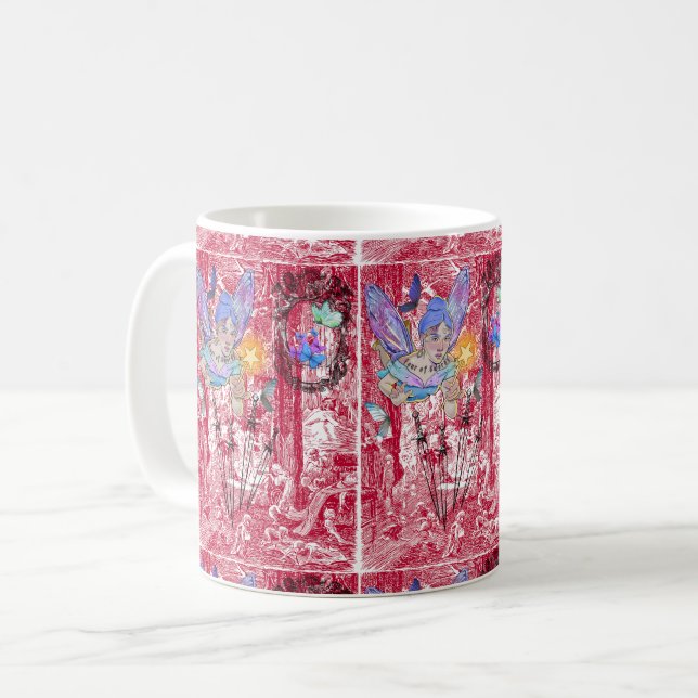 Mikitiez tarot fairy vill önska en vinkel zigenard kaffemugg (Framsida vänster)