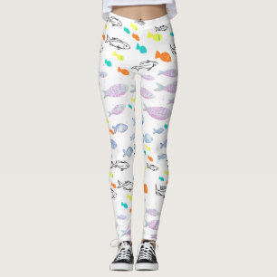 Mikitiez venus sjöjungfrus fiske sommaren leggings