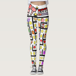 Mikitiez-videokamerans pixel Classic christmas-cit Leggings