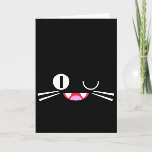 Miko Kuta Neko Katt Cosplay Glitch TV-spel Techs Kort