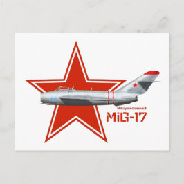 Mikoyan Guervich MiG-17 Vykort