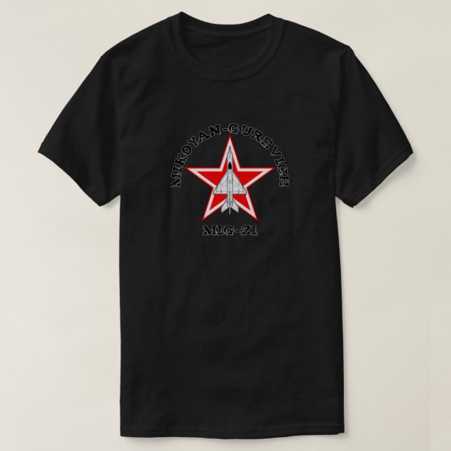 Mikoyan-Gurevich MiG-21 - Ryssland Essential T-Shi T Shirt (Design framsida)