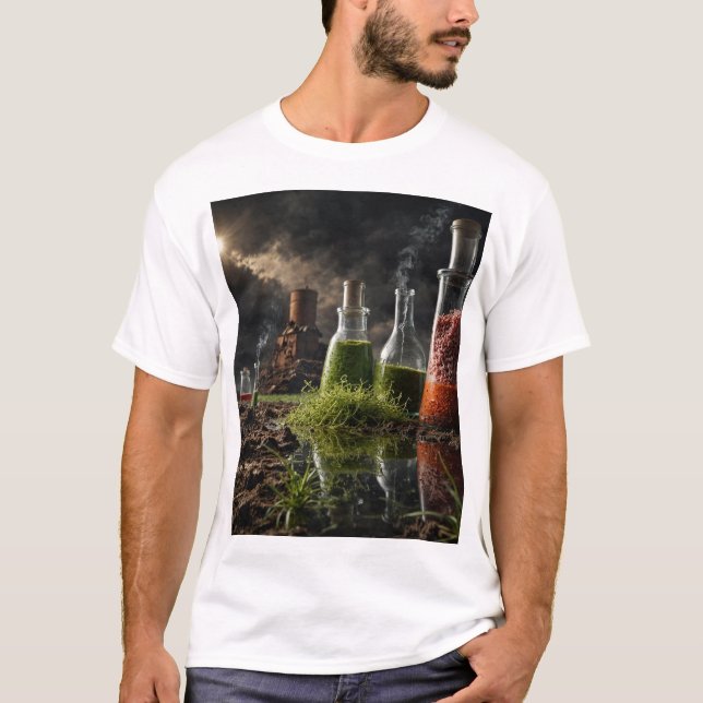 Mikrobiell brytning: Naturens föroreningslösning T Shirt (Framsida)