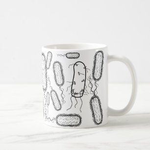 Mikrobiell mycket grafisk bedragaremugg kaffemugg