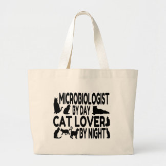 Mikrobiolog Cat Lover Jumbo Tygkasse