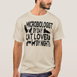Mikrobiolog Cat Lover T Shirt