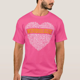 Mikrobiolog Kärlek Heart T Shirt