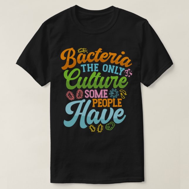 Mikrobiolog Mikrobiologi Lab Staph Gift Idea T Shirt (Design framsida)