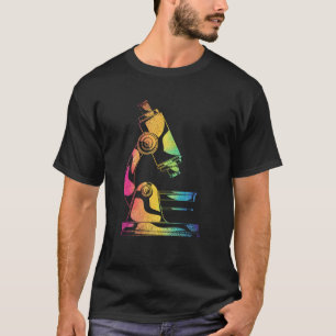 Mikrobiolog Mikroskop NERD Medicinskt laboratorium T Shirt