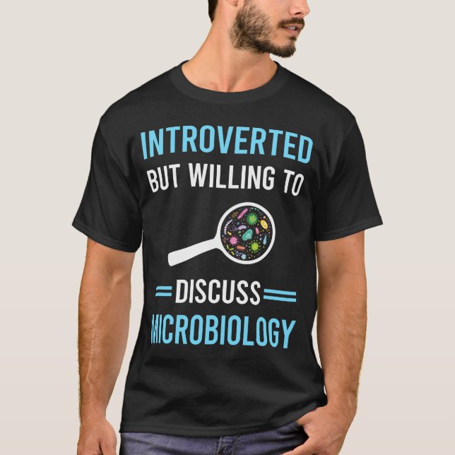 Mikrobiolog T Shirt (Framsida)