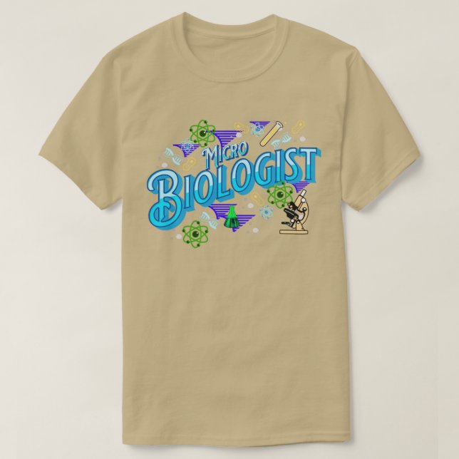 Mikrobiolog T Shirt (Design framsida)
