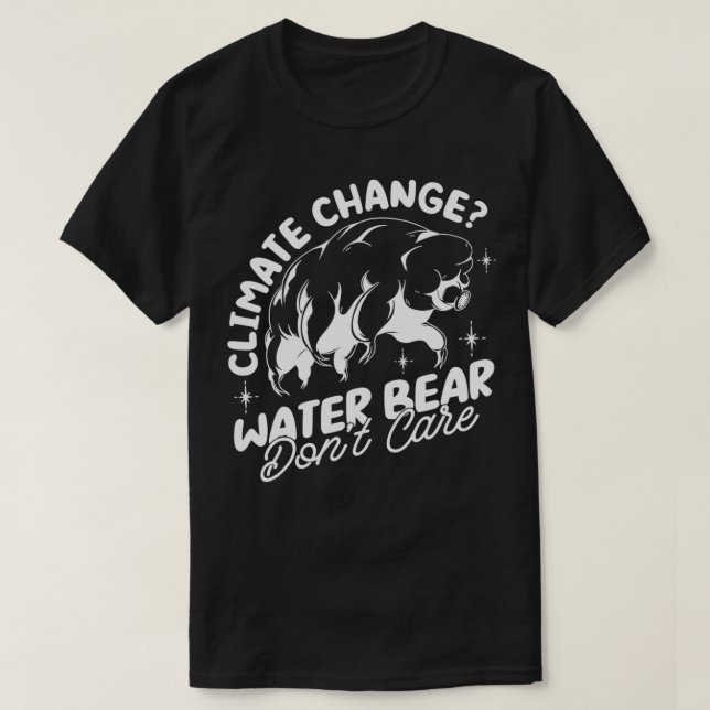 Mikrobiolog Tardigrade Science Vatten Bear Biolo T Shirt (Design framsida)