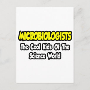 Mikrobiologer.. Coola Kids of Science World Vykort