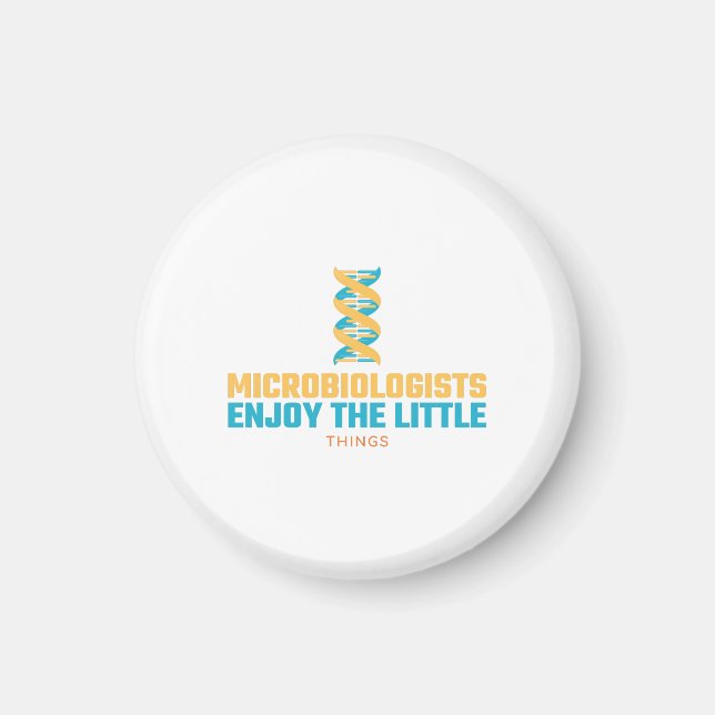 Mikrobiologer gillar den lilla Saken Magnet (Framsidan)