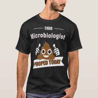 Mikrobiologer presenterar roliga Sarcastic Microbi T Shirt