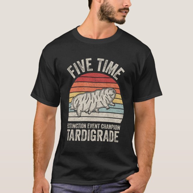 Mikrobiologi Biolog Tardigrade T Shirt (Framsida)