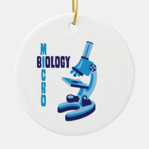 Mikrobiologi Julgransprydnad Keramik