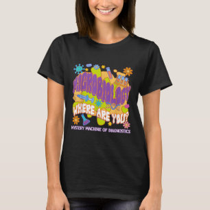 Mikrobiologi Mysteri Maskin i Diagnostics Lab Vi T Shirt