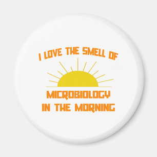Mikrobiologi på morgonen magnet
