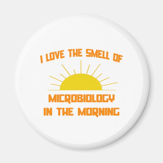Mikrobiologi på morgonen magnet (Framsidan)