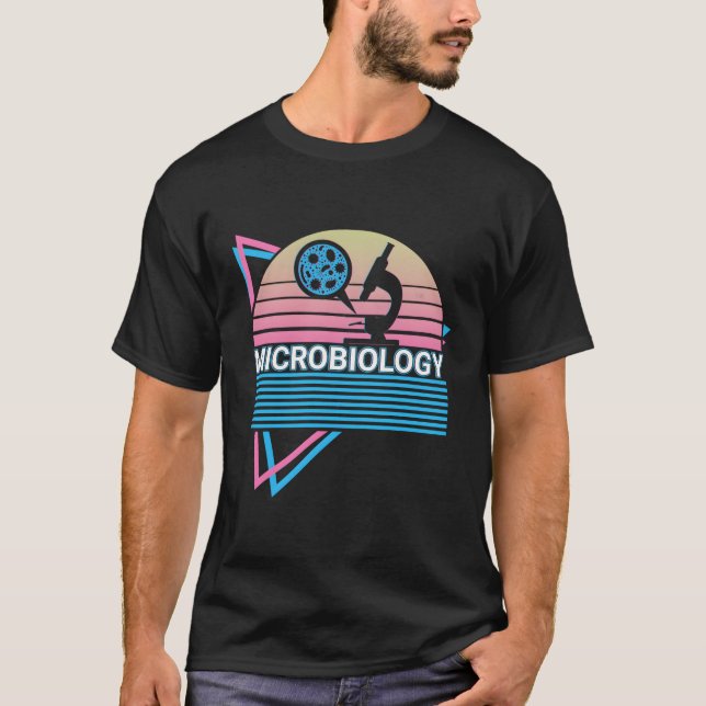 Mikrobiologi T Shirt (Framsida)