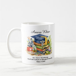 🎓Mikrobiologiexamen  Anpassat namn och examen Kaffemugg