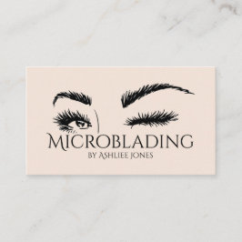 Mikroblading , Eyebrows, Tattoo, Permanent Makeup Visitkort