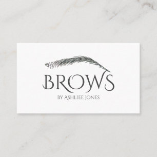 Mikroblading, Eyebrows, Tattoo, Permanent Makeup Visitkort
