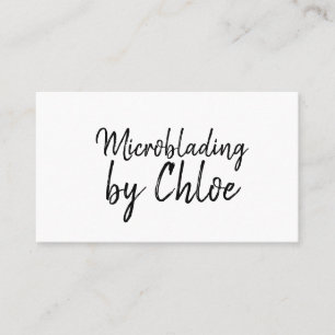 Mikroblading, Eyebrows, Tattoo, Permanent Makeup Visitkort