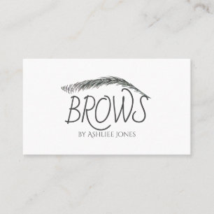 Mikroblading, Eyebrows, Tattoo, Permanent Makeup Visitkort