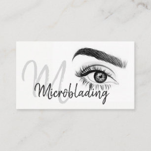Mikroblading, Eyebrows, Tattoo, Permanent Makeup Visitkort