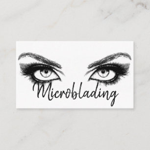Mikroblading, Eyebrows, Tattoo, Permanent Makeup Visitkort