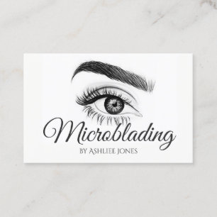 Mikroblande eyebrows & Lash Salon Visitkort