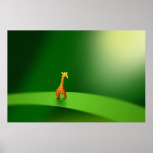 Mikrodjur - Giraffe Poster