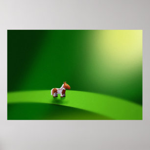 Mikrodjur - häst poster