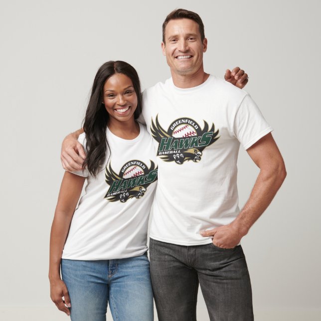 Mikrofibertrådlös dam-prestanda tee shirt (Unisex)