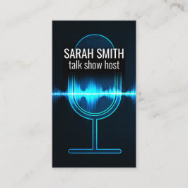 Mikrofon | Digital Ljud Wave Visitkort